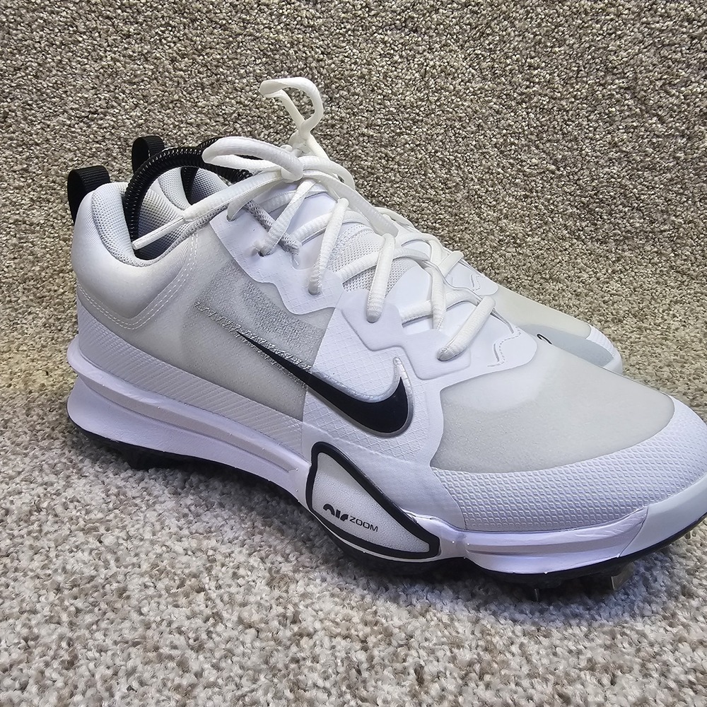 Nike Zoom Force Trout 9 Pro Metal Baseball Cleats White FB2907-102 - Men's 8.5 - Picture 5 of 16